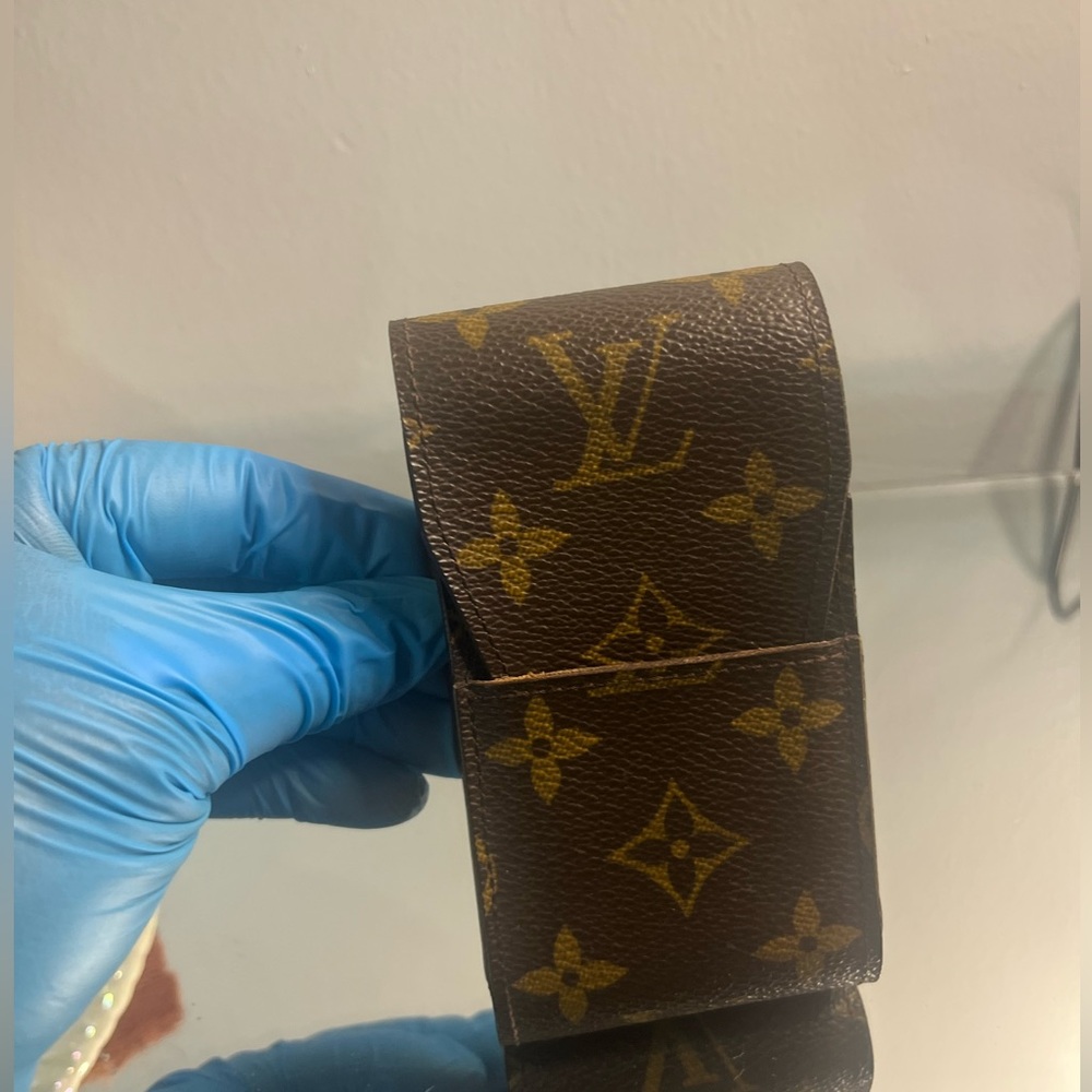 Authentic Louis Vuitton Monogram canvas  cigarette case looks new scratch - Picture 7 of 10